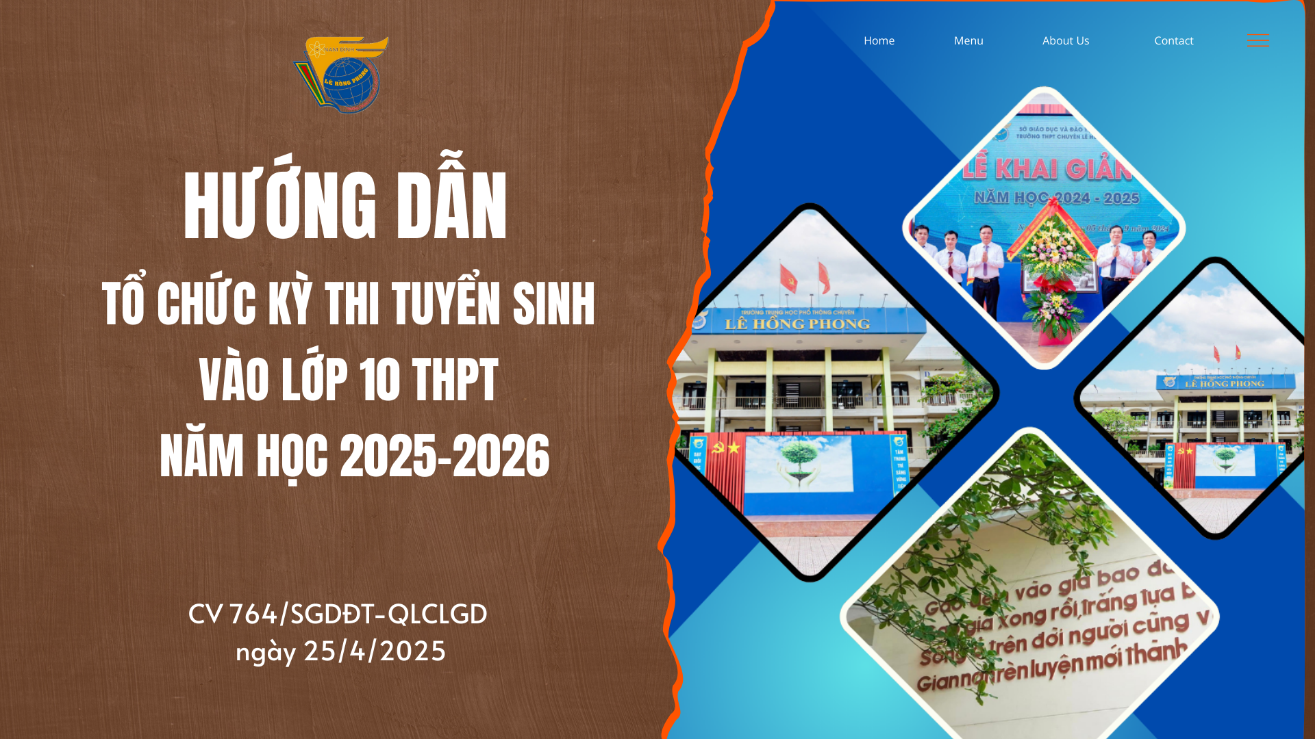 Hướng dẫn tổ chức kỳ thi tuyển sinh vào lớp 10 THPT năm học 2025-2026